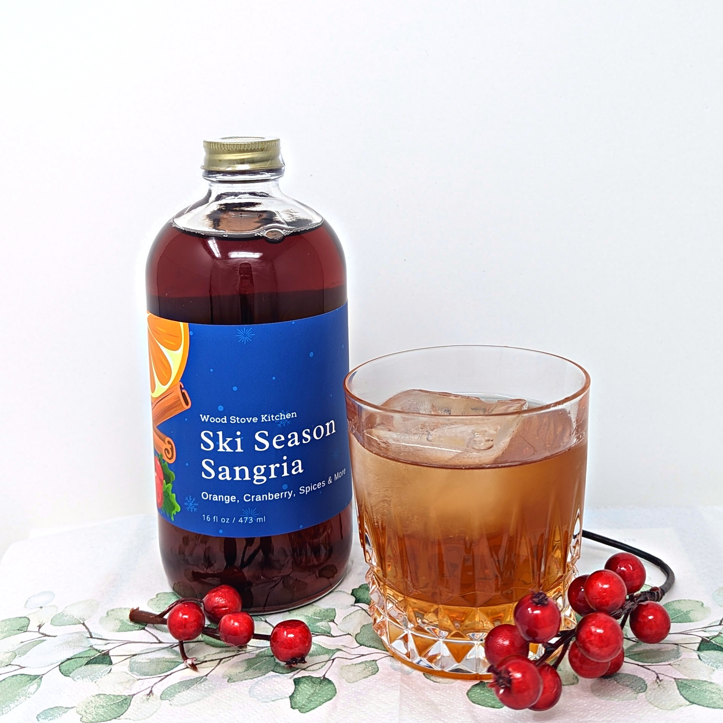 Wood Stove Kitchen - Ski Season Sangria, 16oz - Spiced Sangria Mixer