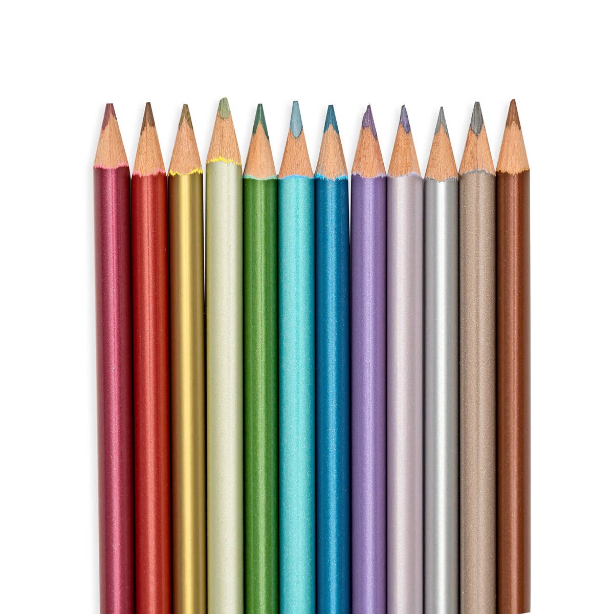 OOLY - Modern Metallics Colored Pencils - Set of 12