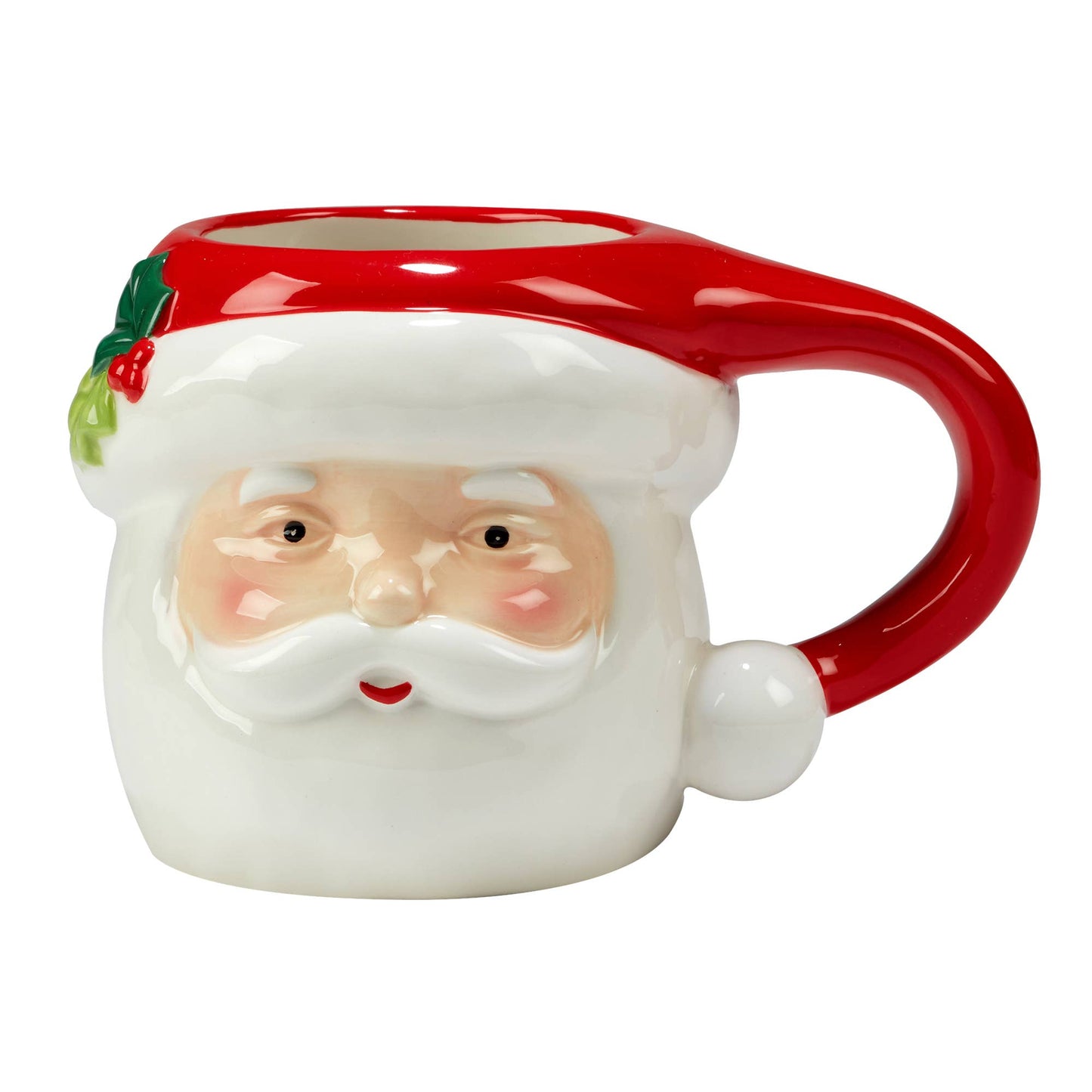 Certified International - Holiday Magic Christmas Santa 3-D Mug 20 oz.