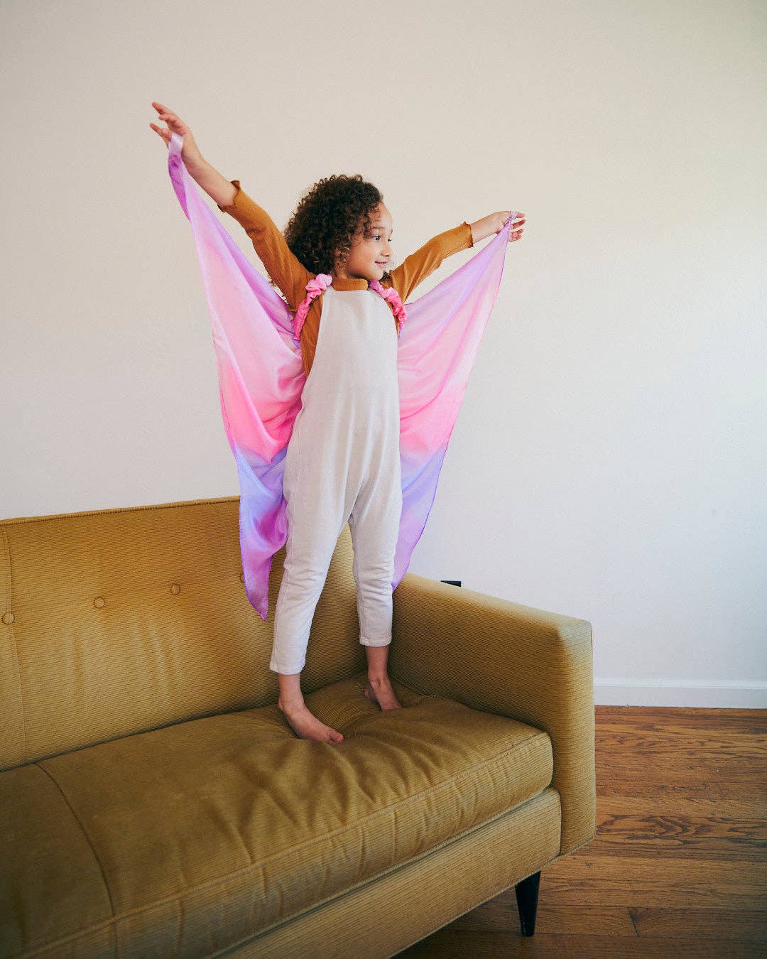 Fairy Wings - 100% Silk Dress-Up for Pretend Play: Rainbow