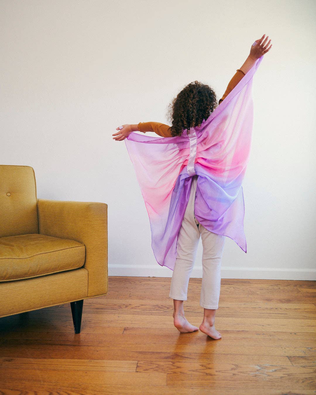 Fairy Wings - 100% Silk Dress-Up for Pretend Play: Rainbow