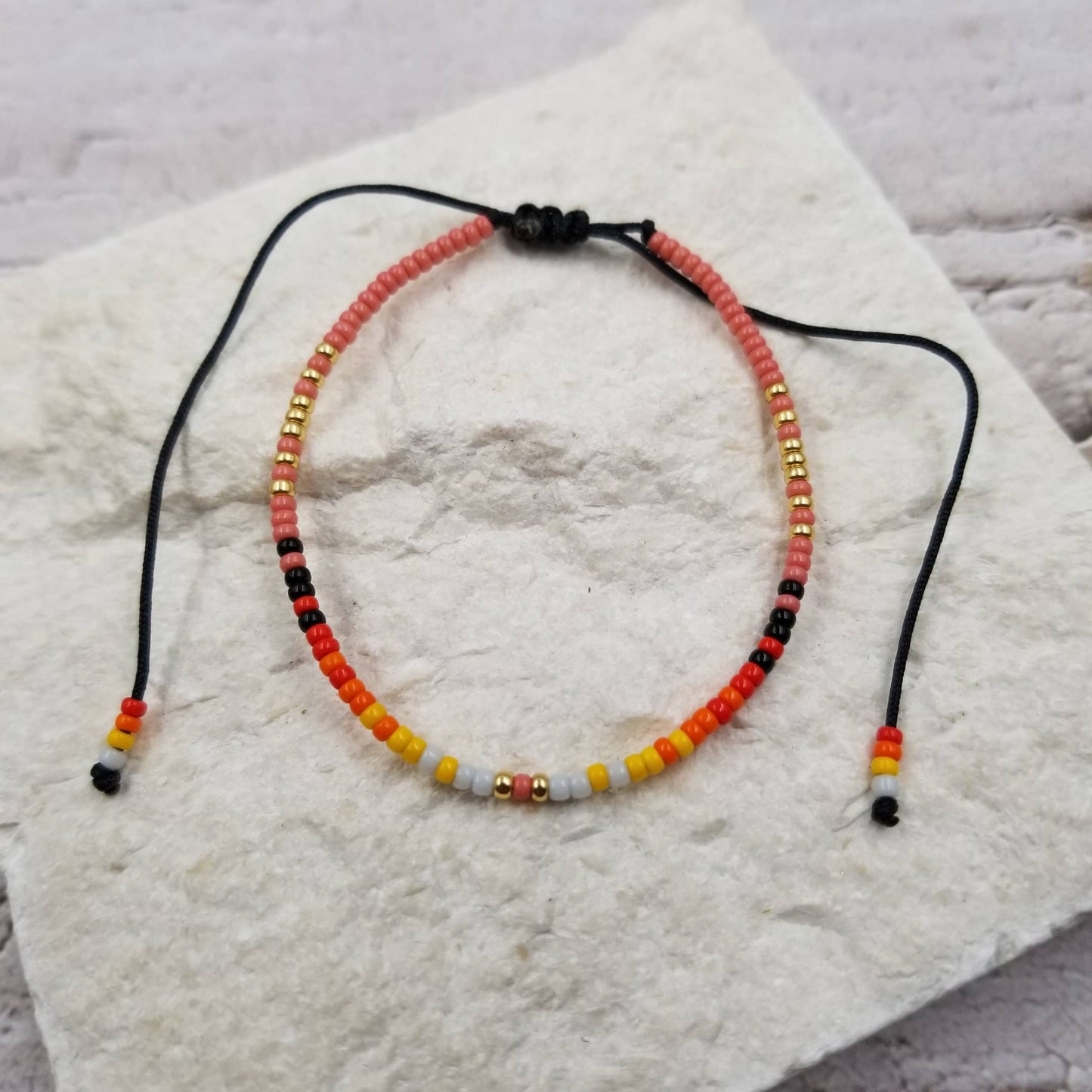 Handmade Boho Seed Beads Miyuki Friendship Bracelet: B