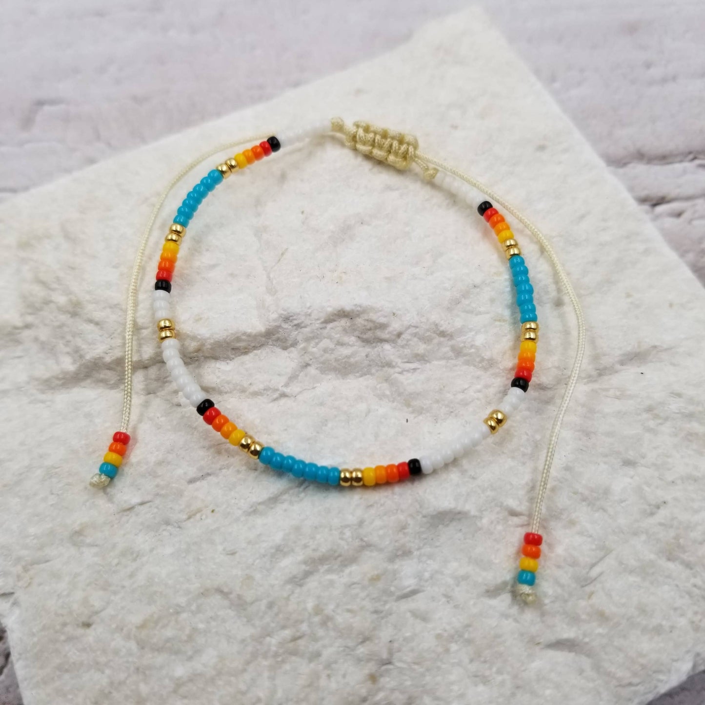 Handmade Boho Seed Beads Miyuki Friendship Bracelet: B