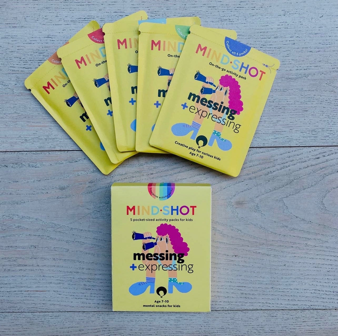 MindShot by Digital Detox Kids - MindShot Sensory Activity Packs: Age 7-10