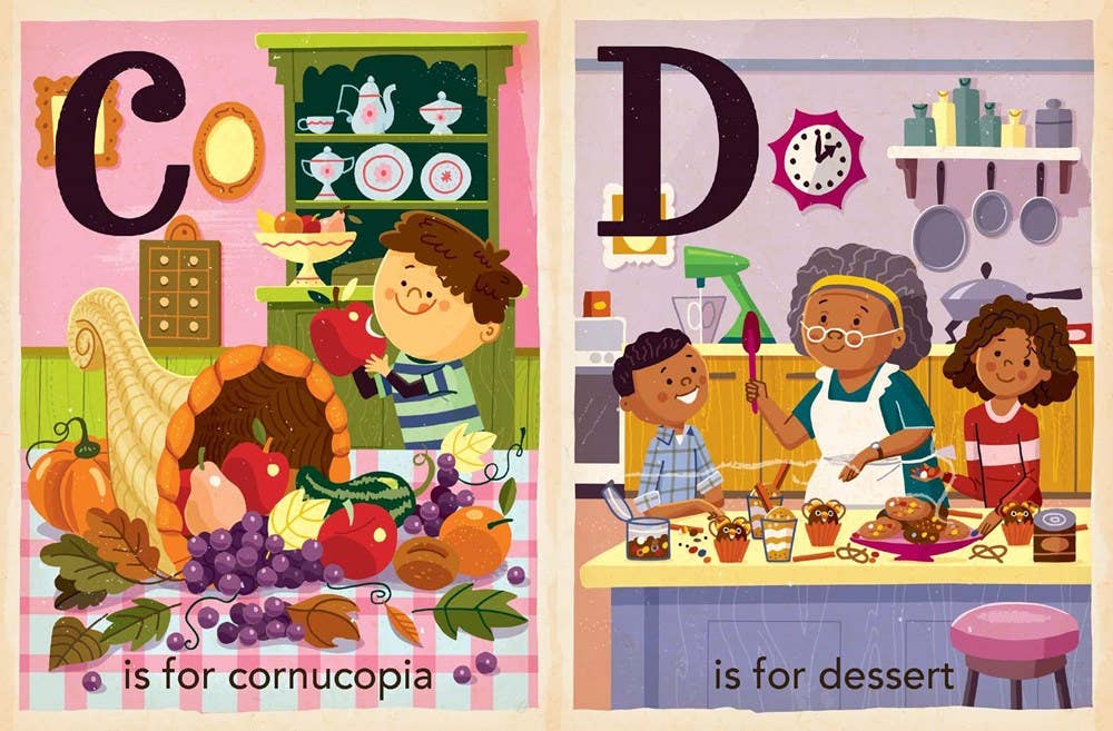 T is for Thankful: Alphabet board book