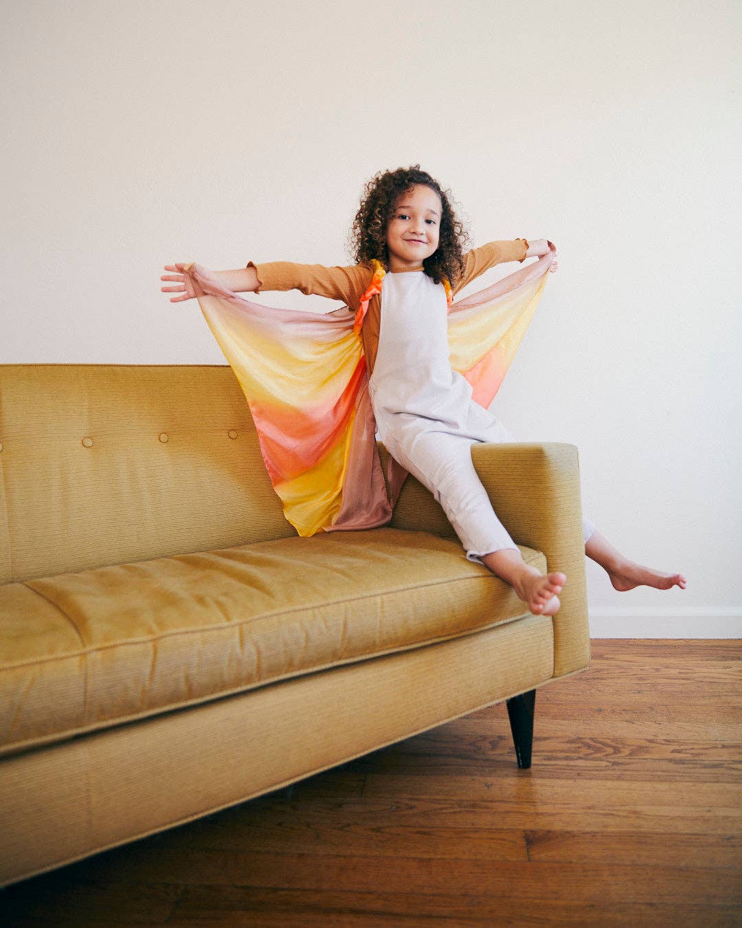 Fairy Wings - 100% Silk Dress-Up for Pretend Play: Rainbow