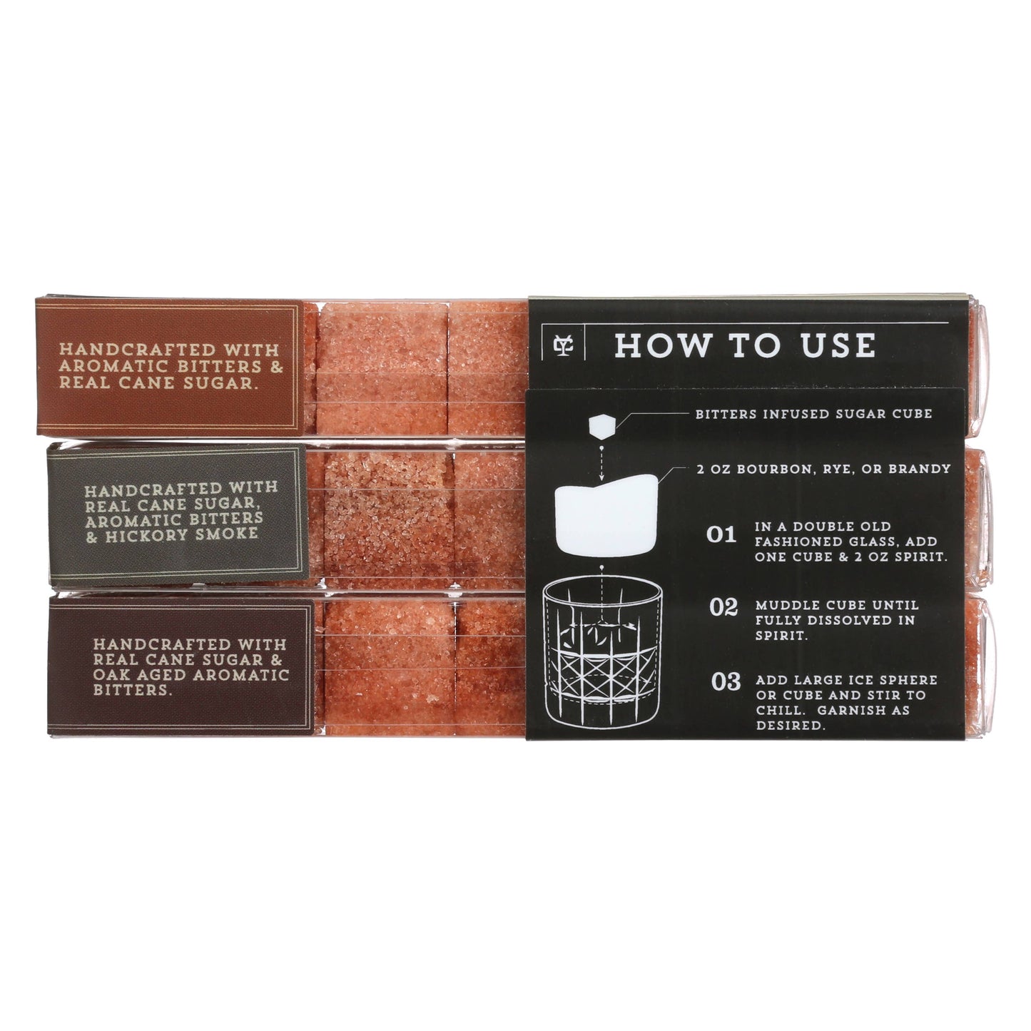 Old Fashioned Bitters Infused Cubes Variety Gift Set: Classics