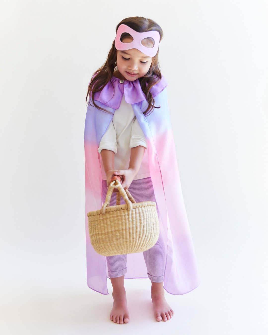 100% Silk Capes for Dress Up & Pretend Play: 1 / Rainbow my