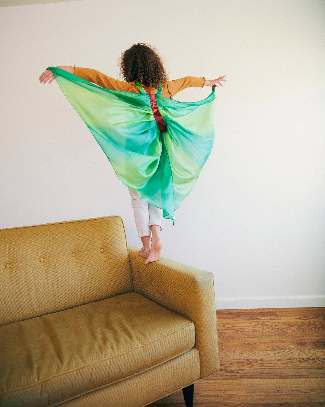 Fairy Wings - 100% Silk Dress-Up for Pretend Play: Rainbow