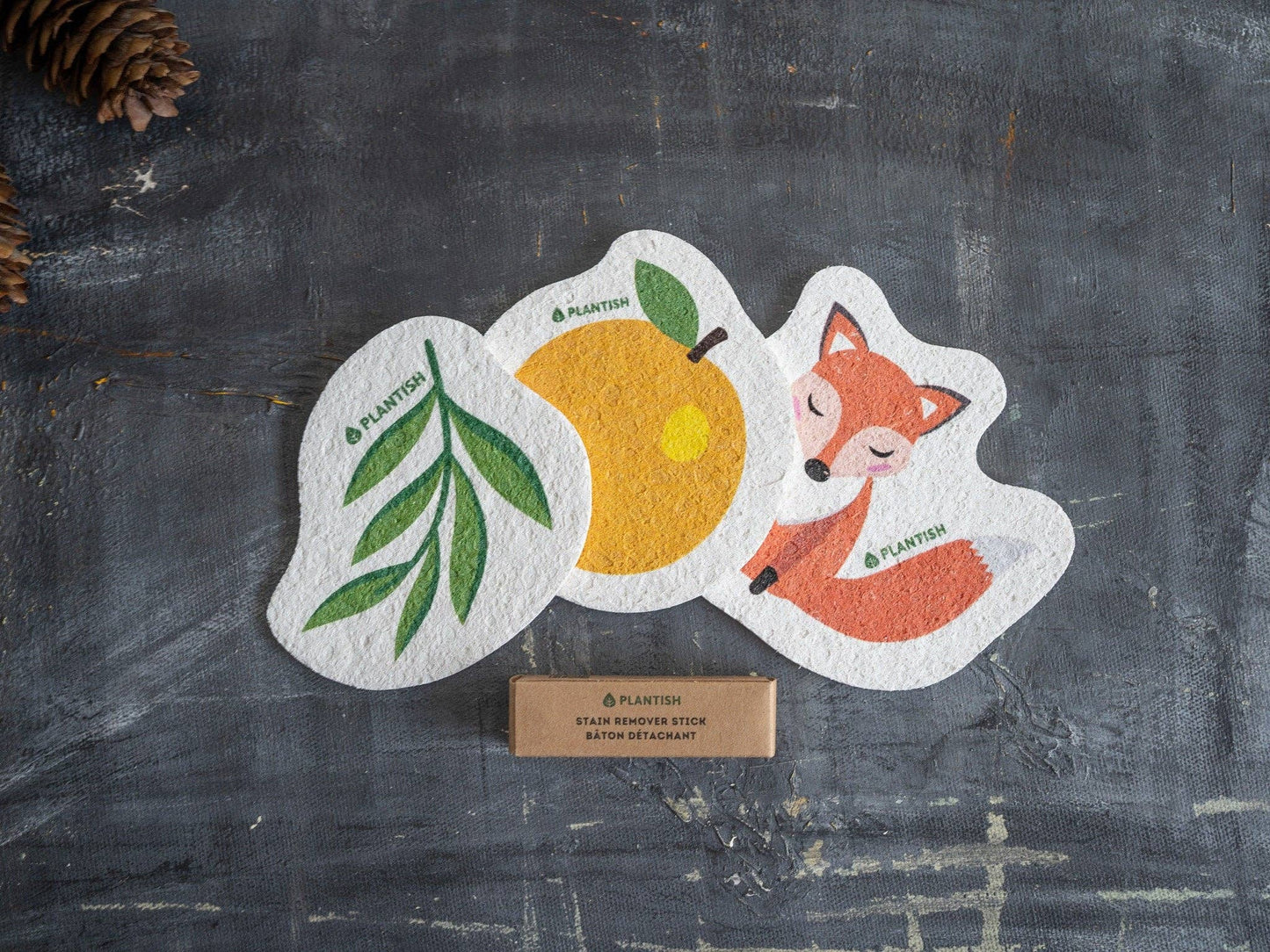 Plantish - Orange - Pop-up Sponge