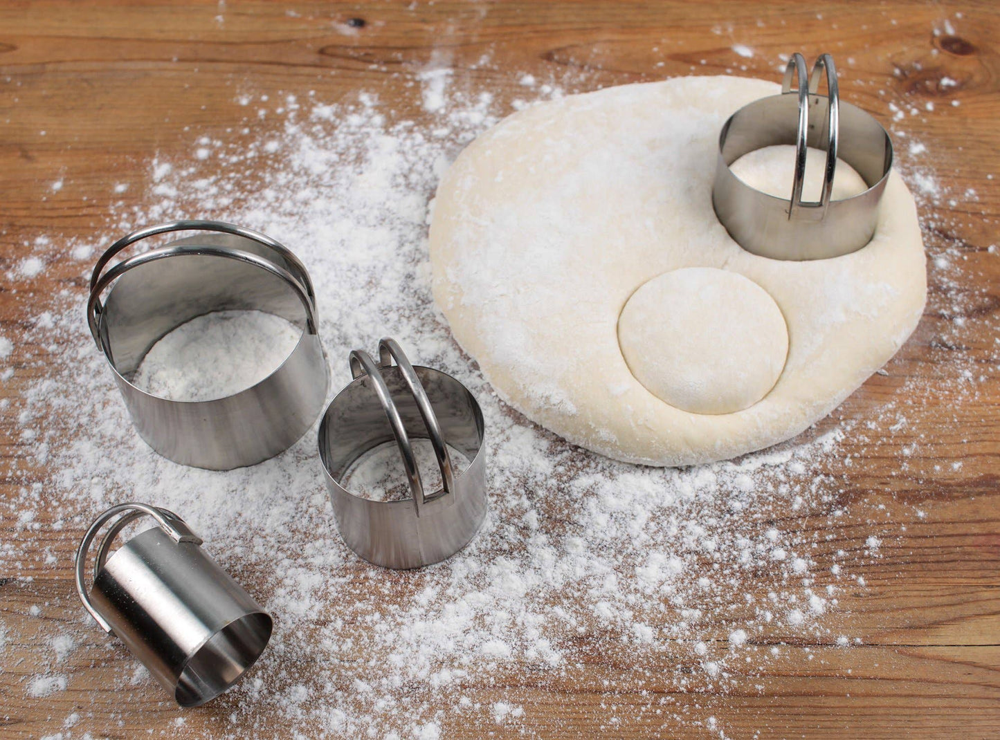 Biscuit Cutters - Round Set Of 4