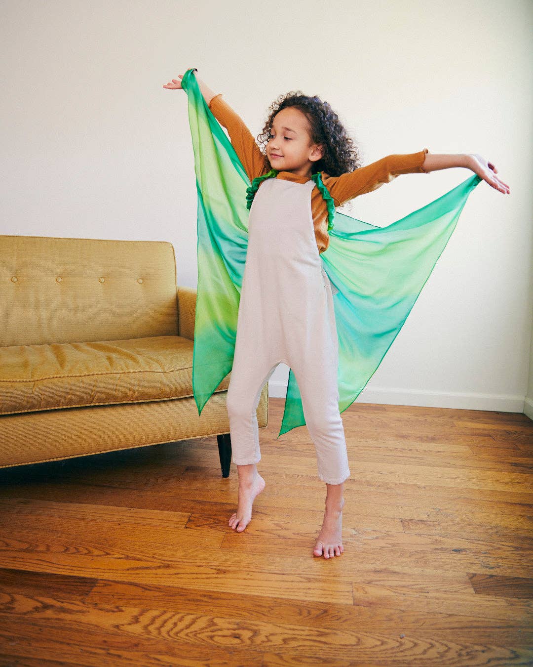 Fairy Wings - 100% Silk Dress-Up for Pretend Play: Rainbow