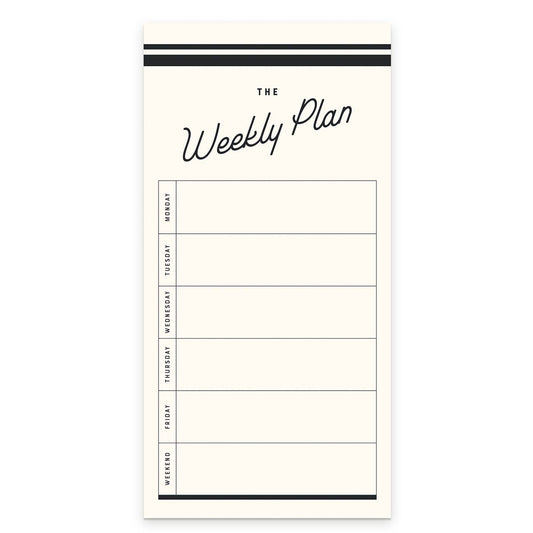 Retro Weekly Plan Notepad