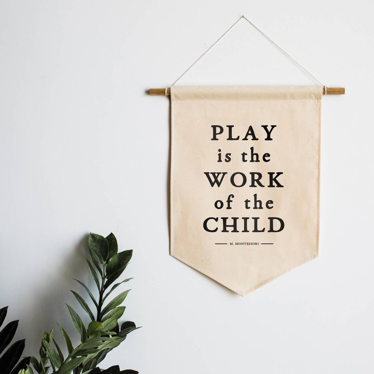 Gladfolk - Play Is The Work Of The Child Canvas Banner
