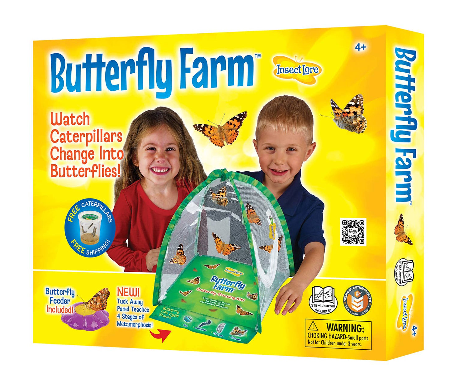 INSECT LORE - Butterfly Farm™ Growing Kit with PREPAID Voucher