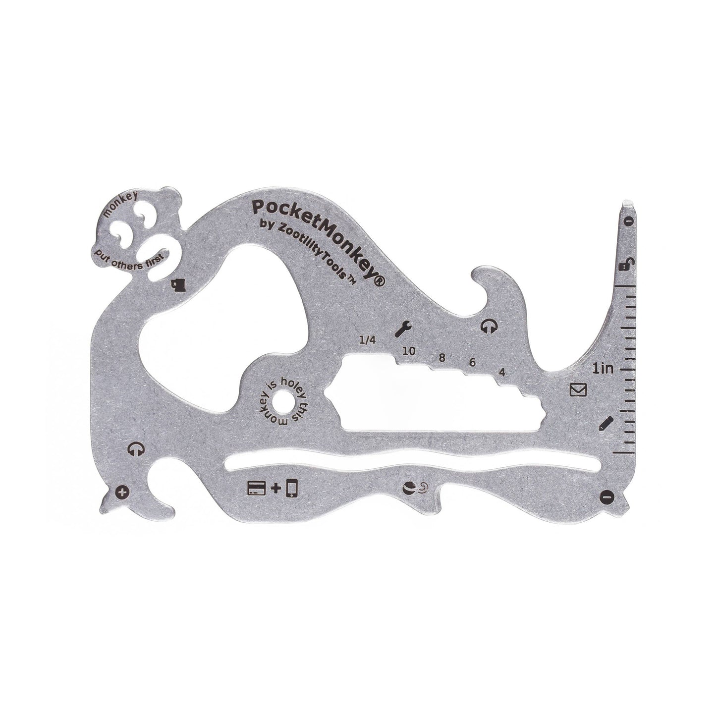 Zootility - PocketMonkey Deluxe - Wallet Size Multitool
