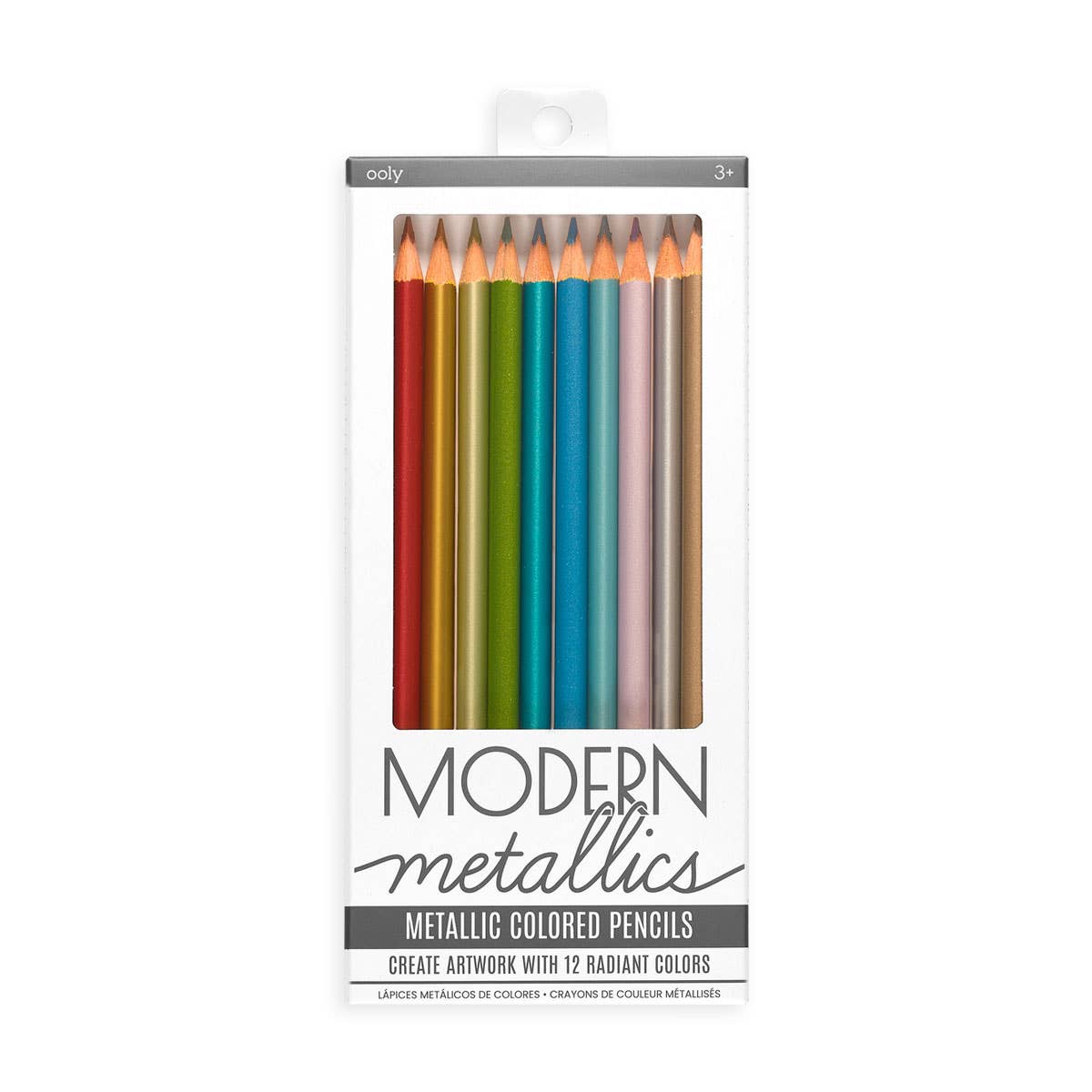 OOLY - Modern Metallics Colored Pencils - Set of 12