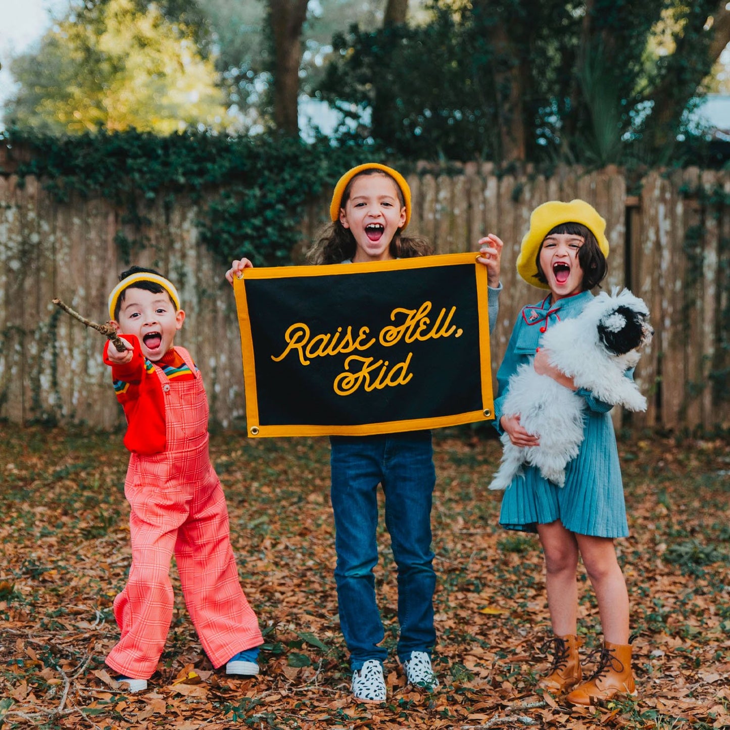 Raise Hell, Kid Camp Flag