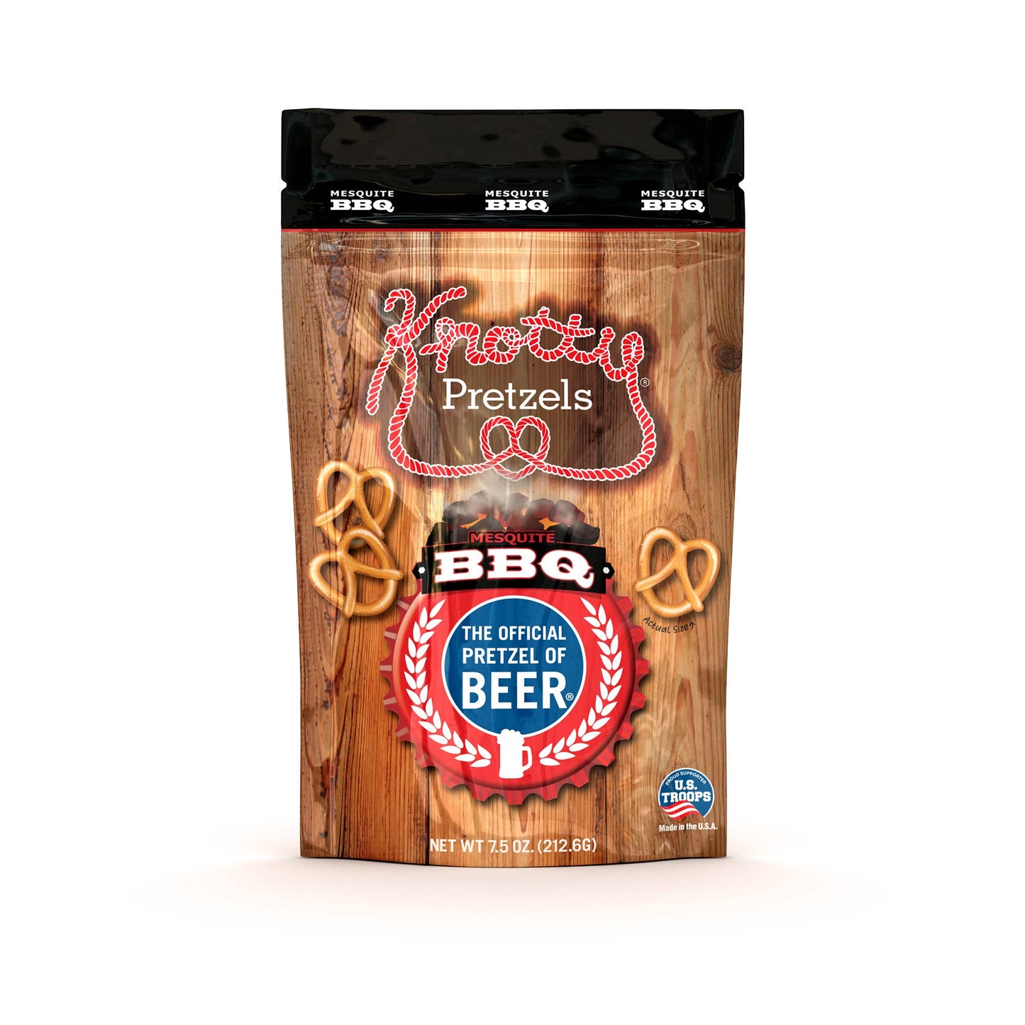 Knotty Snacks LLC - Mesquite BBQ Mini Twist Pretzels 7.5oz