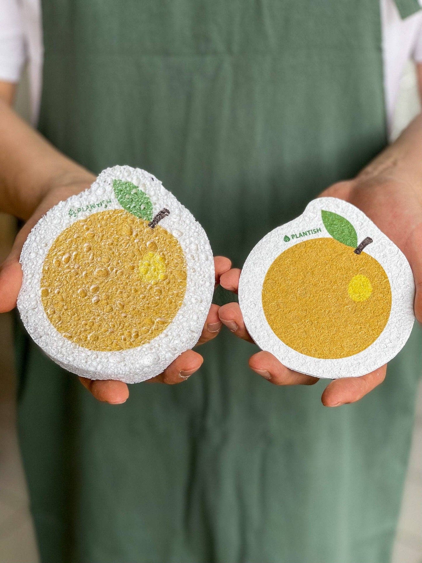 Plantish - Orange - Pop-up Sponge