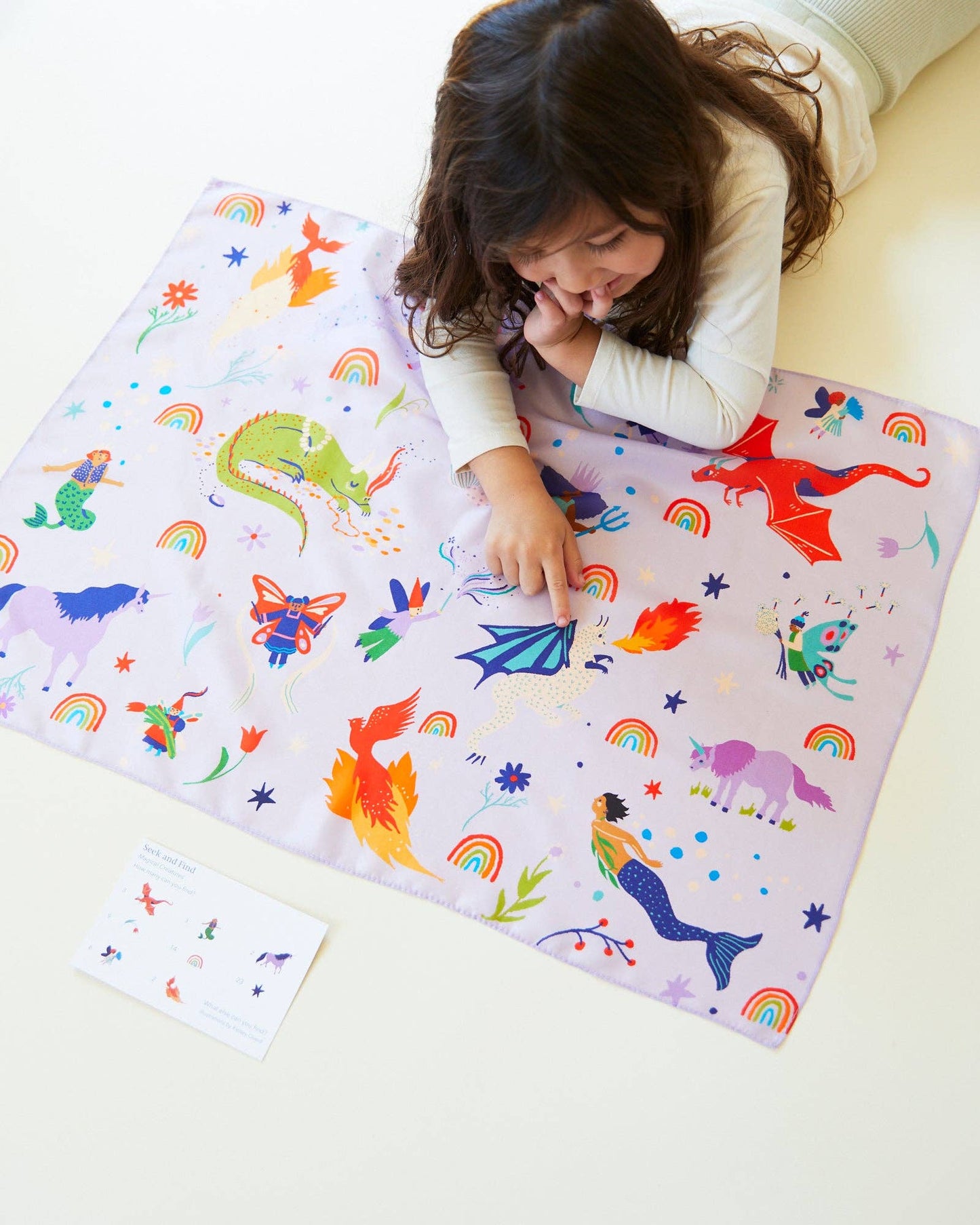 Sarah’s Silks - Magical Creatures Seek & Find - Unicorns, Mermaids, Dragons!