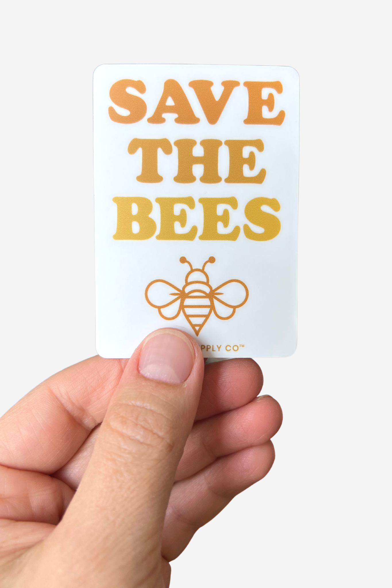 Nature Supply Co - Save the Bees Sticker - NEW