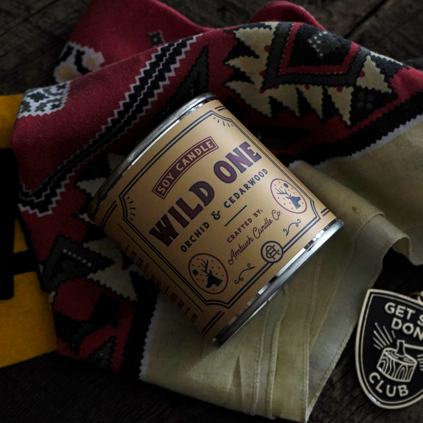 Ambush Candle Co. - Wild One | Orchid + Cedarwood 8oz Soy Candle