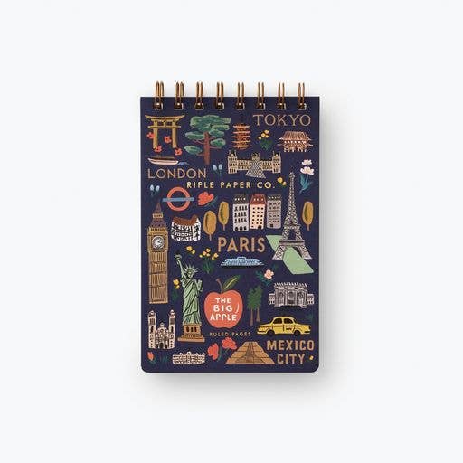 Bon Voyage Small Top Spiral Notebook