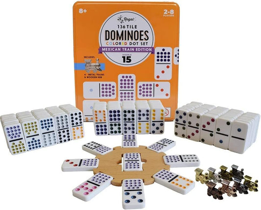 Double 15 Mexican Dominos