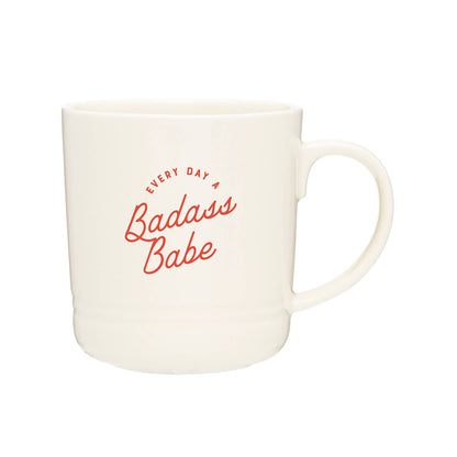 Ruff House Print Shop - Badass Babe Ceramic Coffee Mug