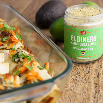 PS Seasoning - El Dinero - Hatch Chili Verde Taco Seasoning & Rub