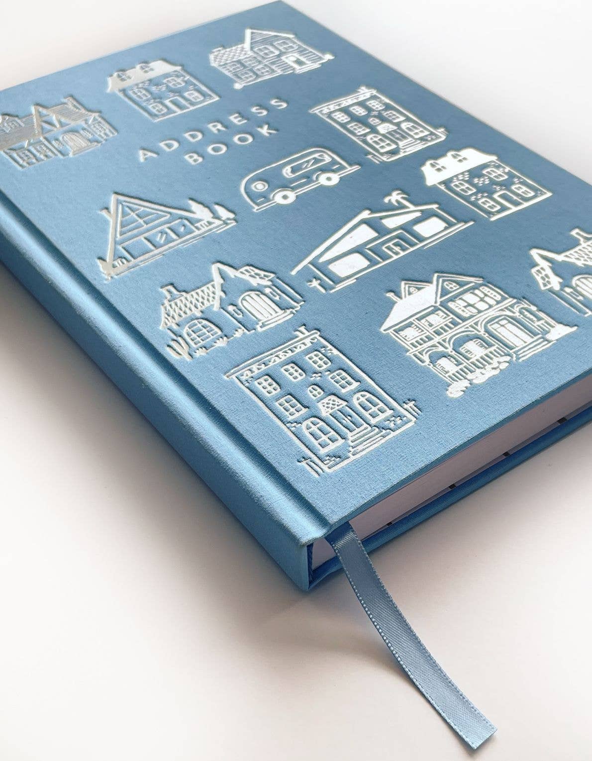 Houses (Blue) Address Book