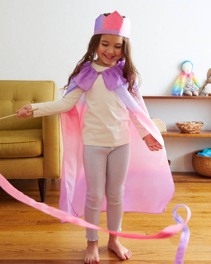 100% Silk Capes for Dress Up & Pretend Play: 1 / Rainbow my