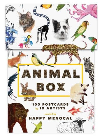 Animal Box-100 Postcards