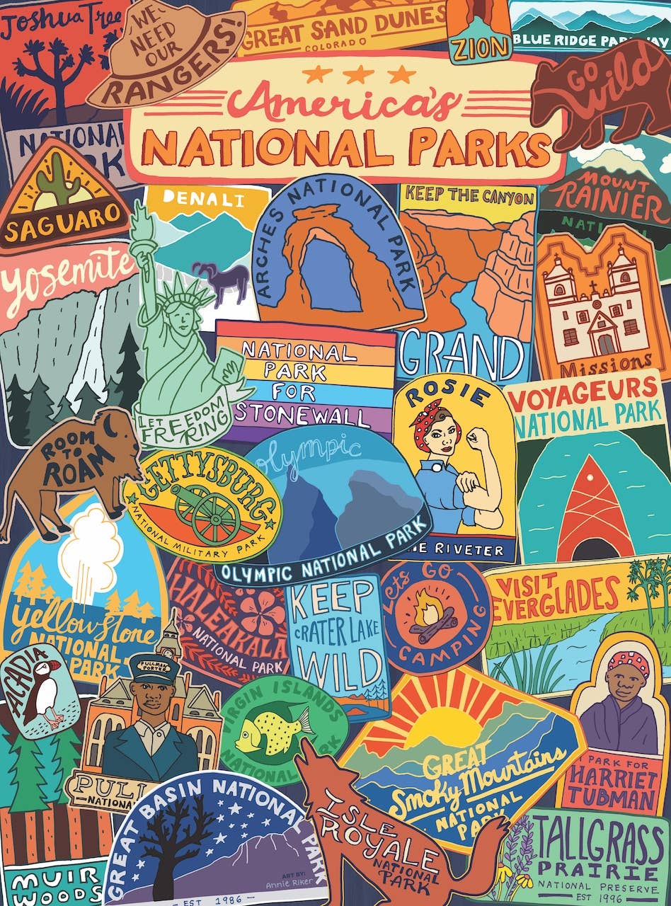 Adventure is Calling 1000 piece Nation Parks puzzle