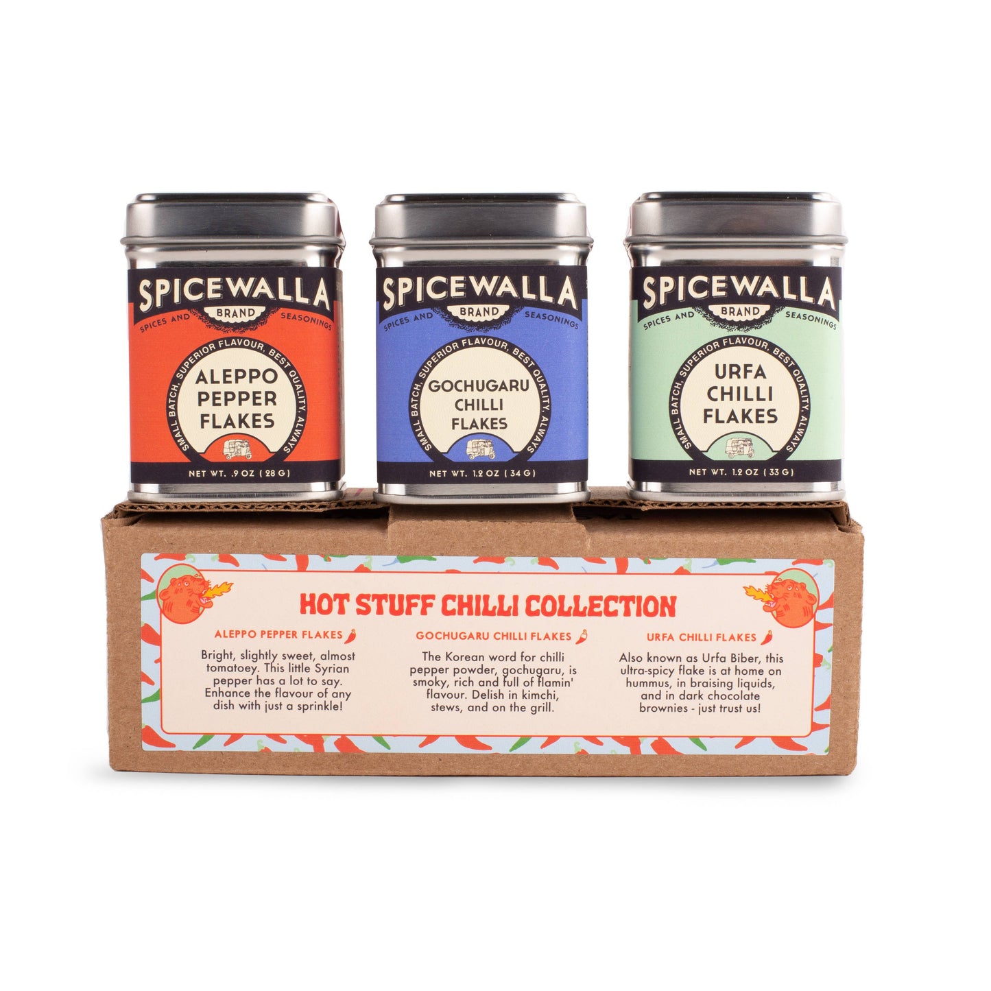 Spicewalla - Hot Stuff Chilli Collection 3-Pack Gift Set