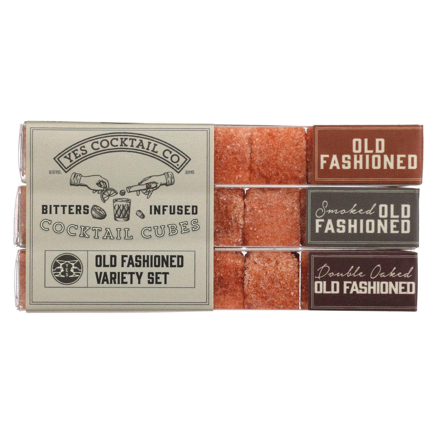 Old Fashioned Bitters Infused Cubes Variety Gift Set: Classics