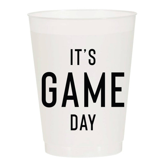 Sip Hip Hooray - It's Game Day Football Tailgate Frosted Cups - Sports