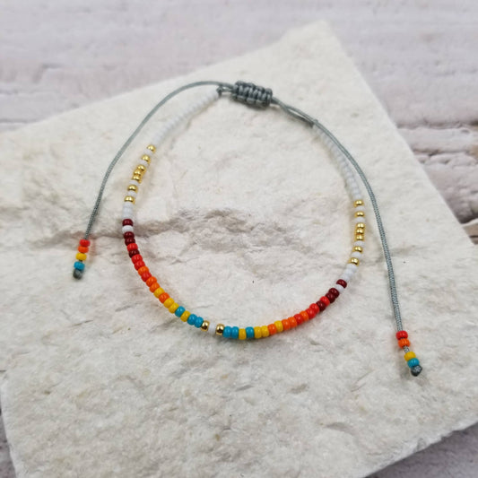 Handmade Boho Seed Beads Miyuki Friendship Bracelet: B