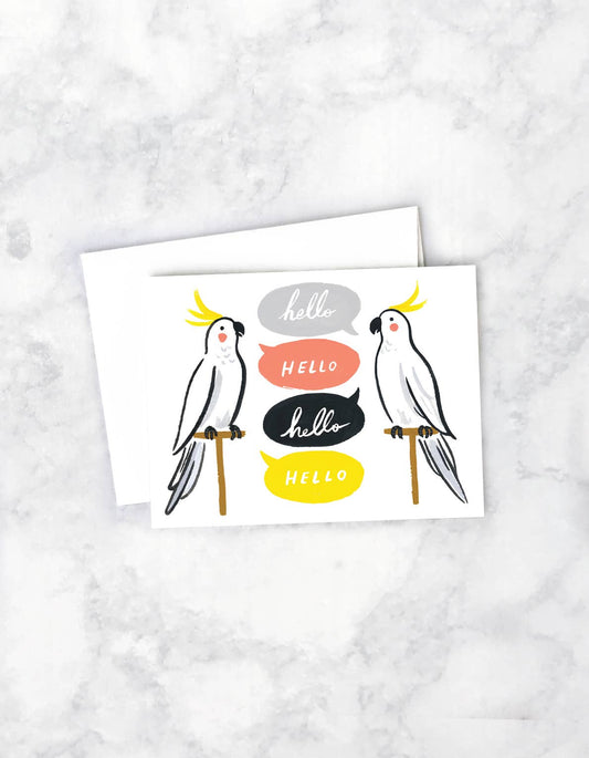 Idlewild Co. - Cockatiels Card