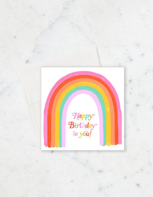 Idlewild Co. - Rainbow Letters Card