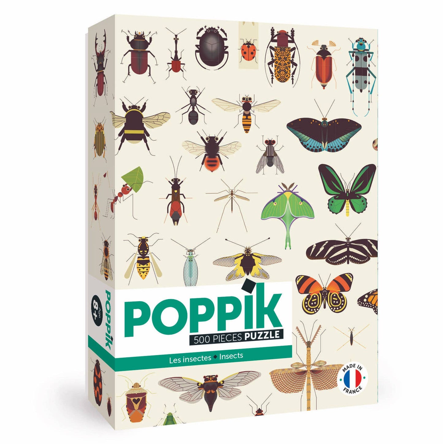 POPPIK - Puzzle - Insectes 500 pièces