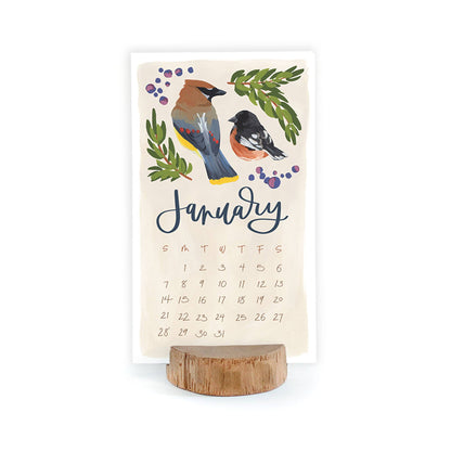 2024 Stump Calendar - Feathered Friends Birds