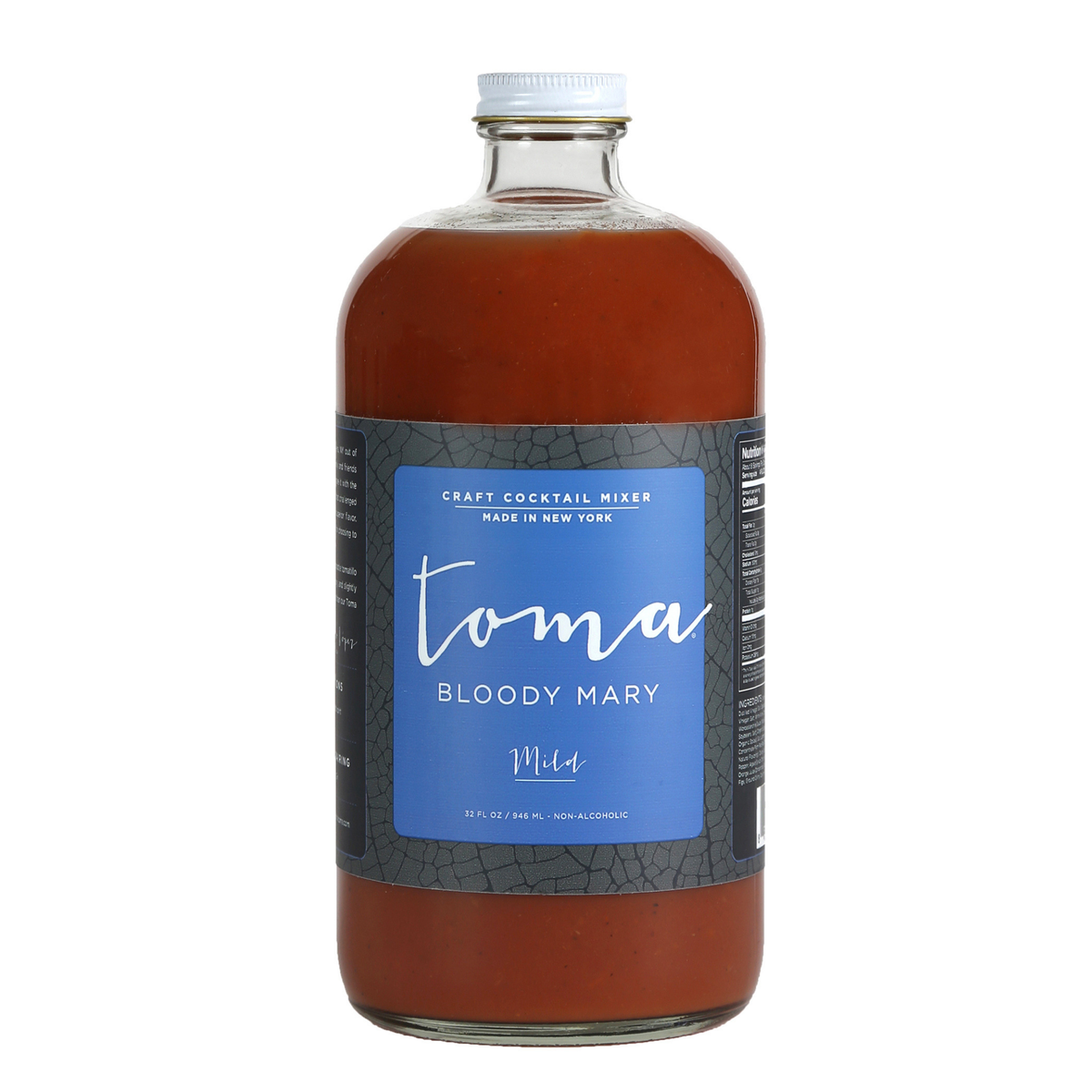 Toma Bloody Mary - Craft Cocktail Mixers - Toma Bloody Mary Mixer - Mild 32oz