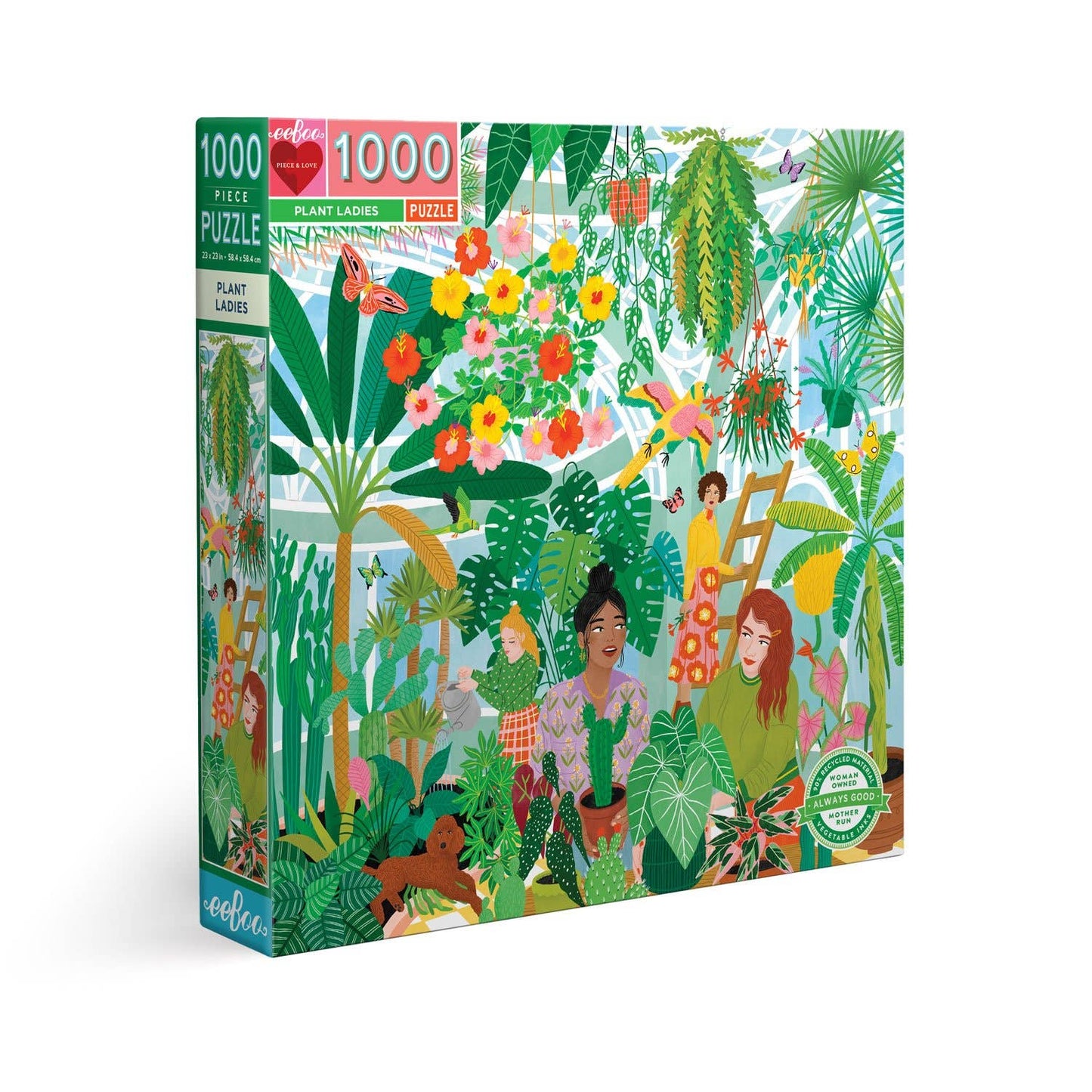 eeBoo - Plant Ladies 1000 Piece Puzzle