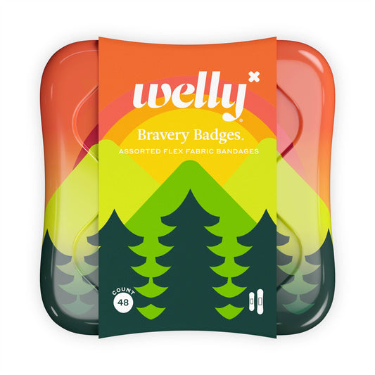 Welly - Camping Bravery Badges