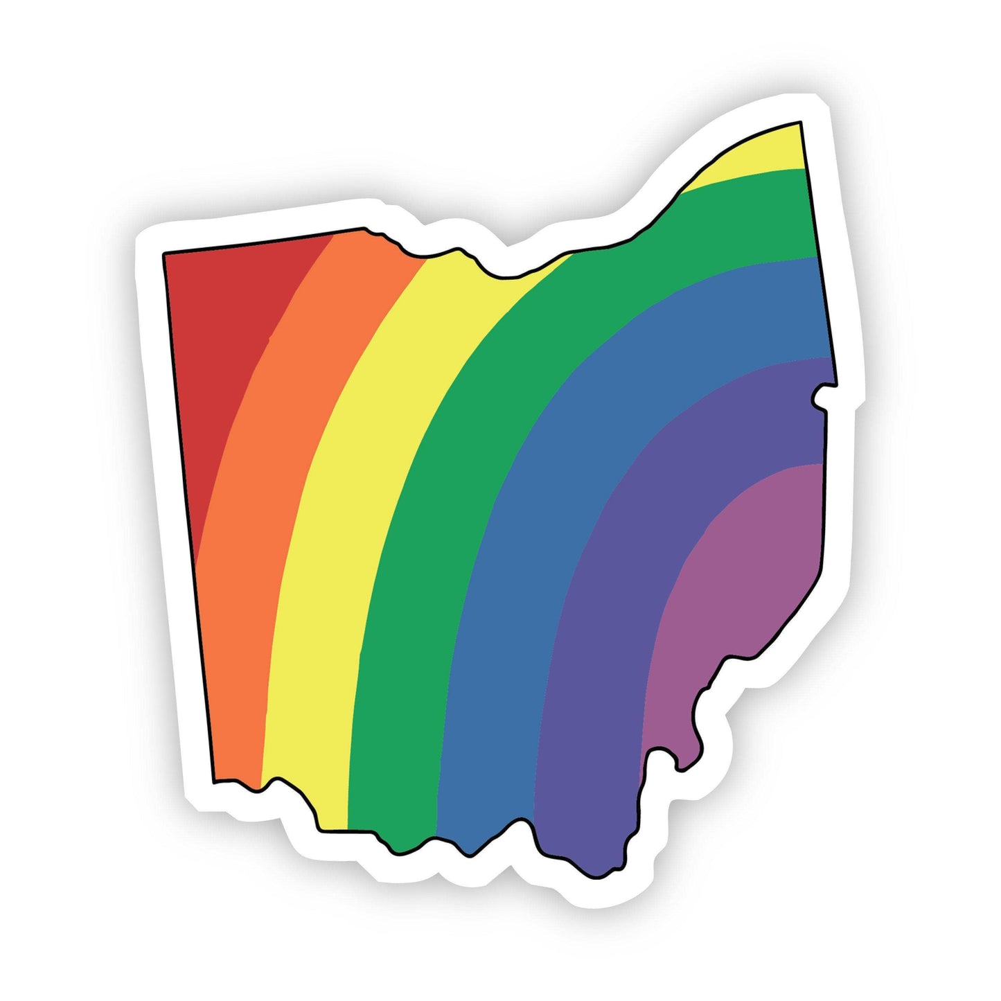 Big Moods - Ohio Rainbow Sticker