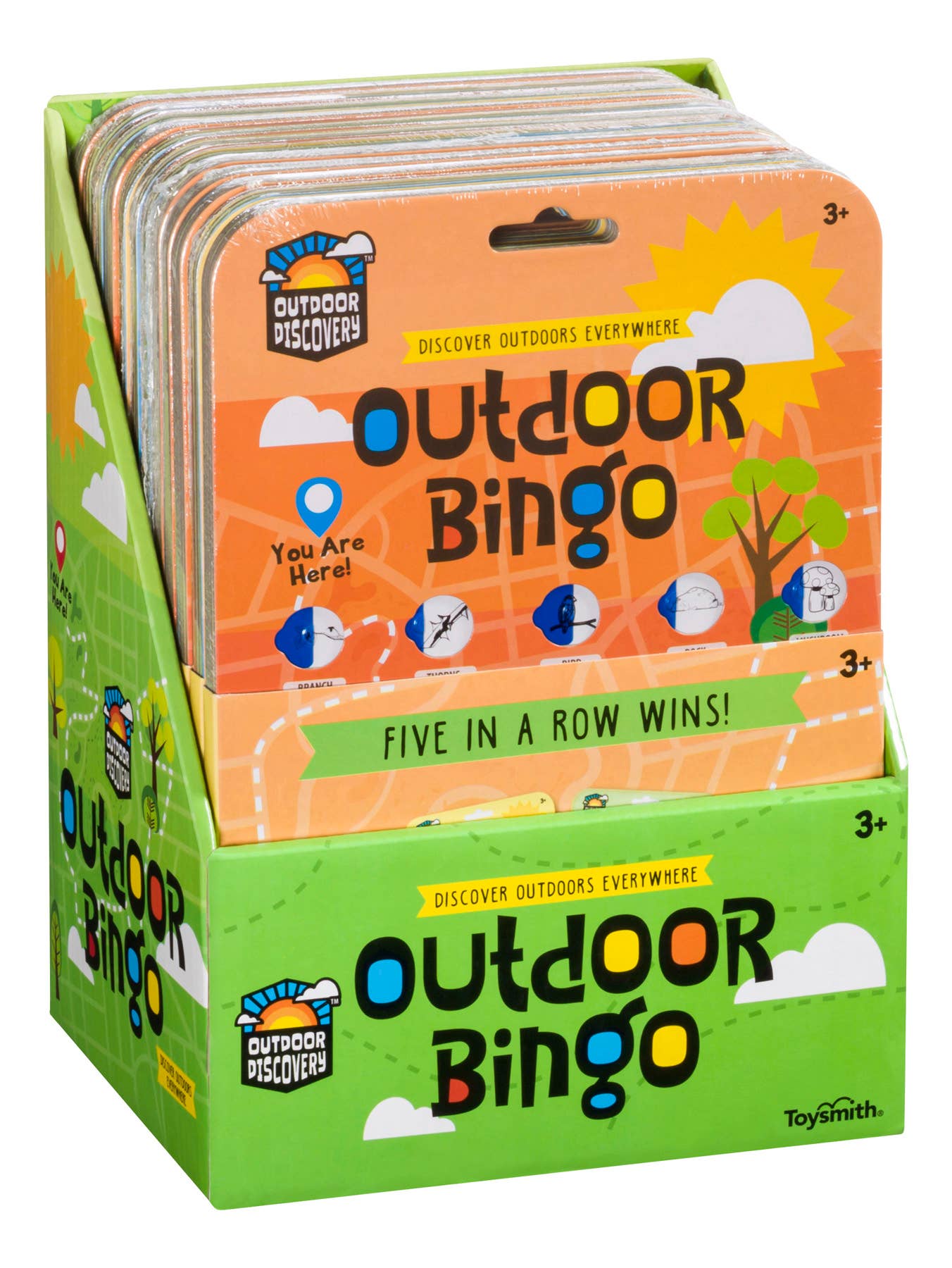 Toysmith - Outdoor Discovery Outdoor Bingo 4 Pack-Travel or Yard Game