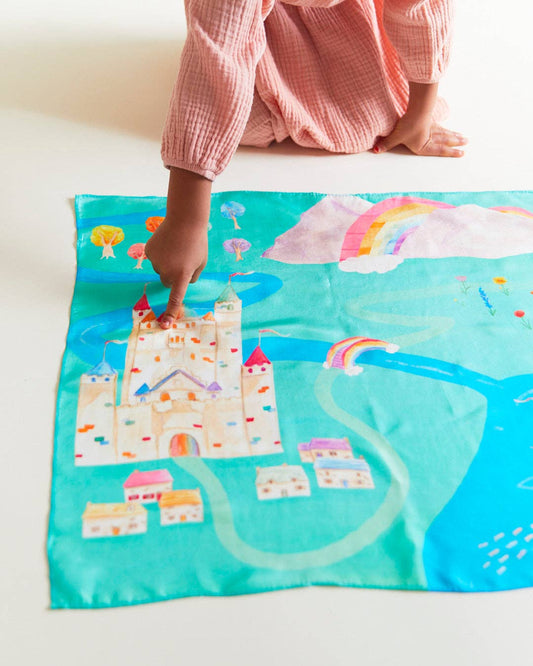 Sarah’s Silks - Rainbowland Playmap - Story-Telling Montessori Toy