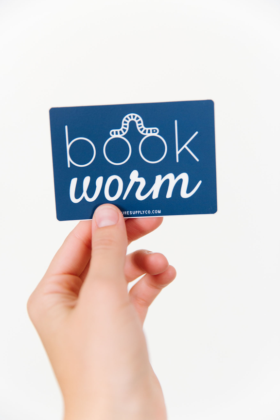 Nature Supply Co - Bookworm Sticker